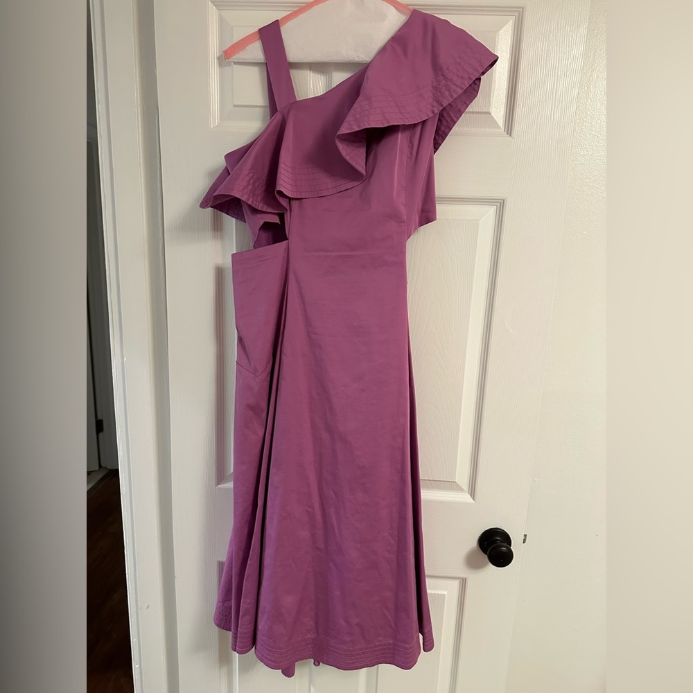 VERONICA BEARD
Beilla Ruffle A Line Dress - Picture 4 of 5